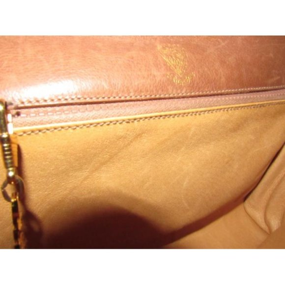 Gucci Brown Micro Guccissima Print Suede & Leather Clutch - Picture 10 of 12